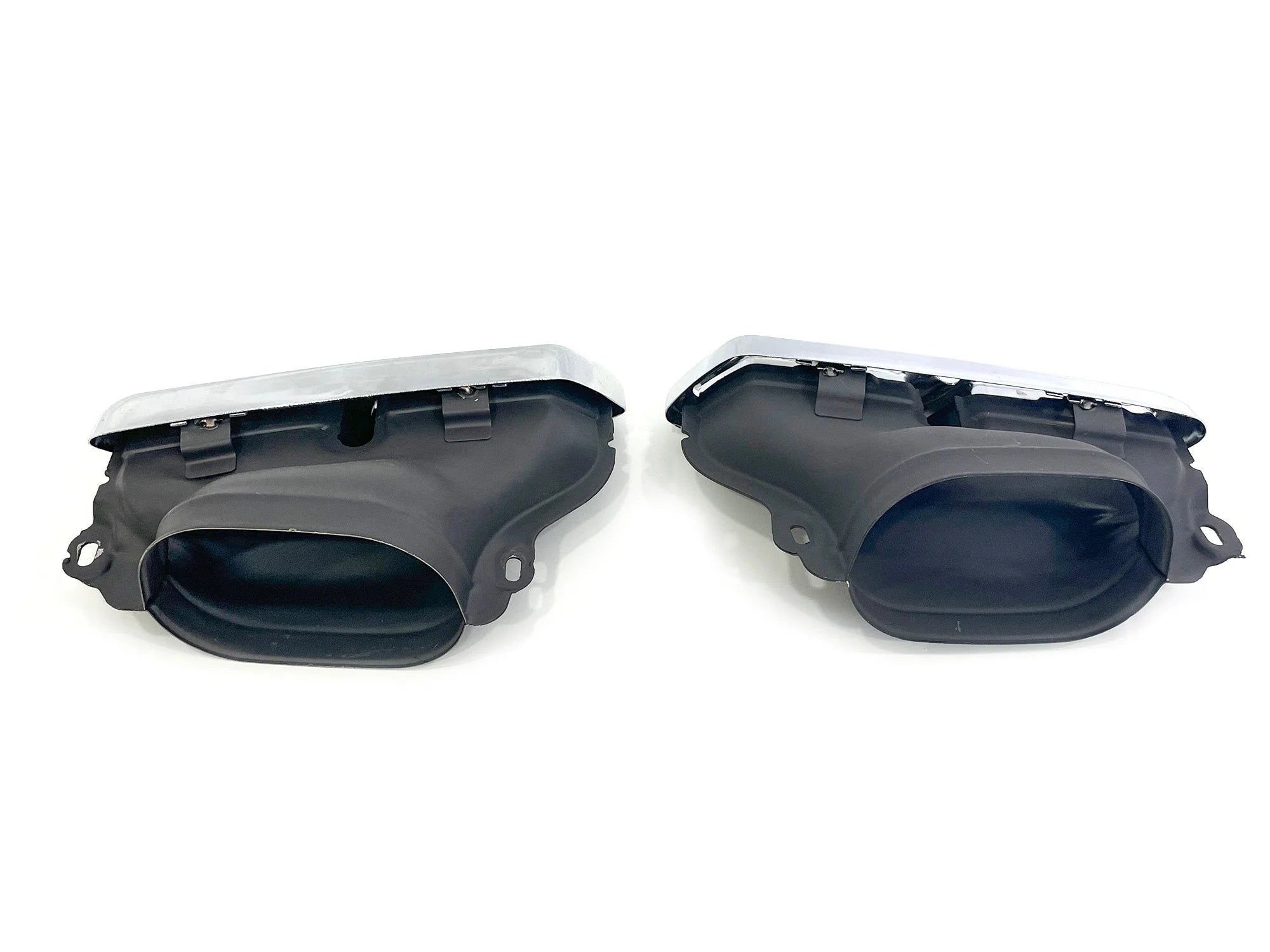 S63 AMG W222 2014–2017 Quad Exhaust Tips · Chrome
