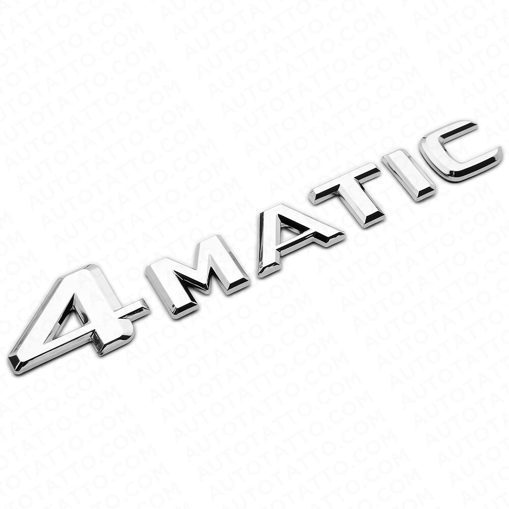Mercedes-Benz Rear Trunk Emblem Badge -  4 Matic