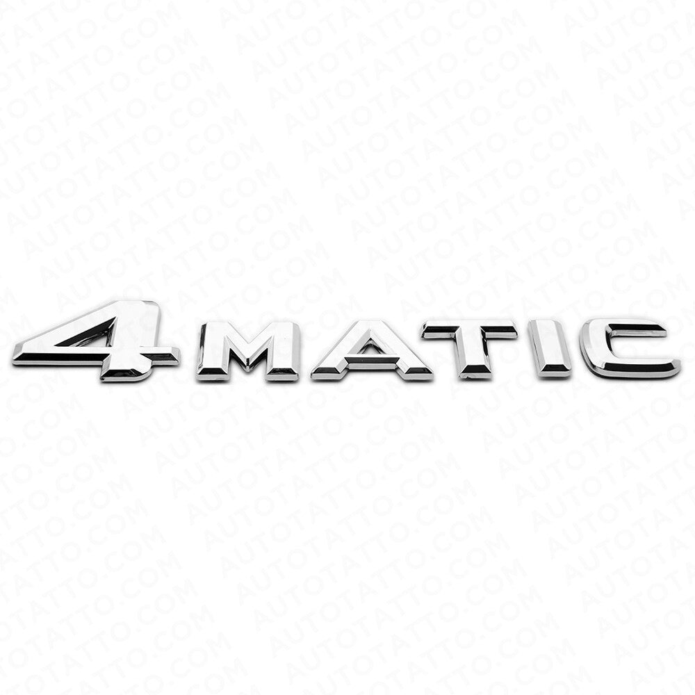 Mercedes-Benz Rear Trunk Emblem Badge -  4 Matic