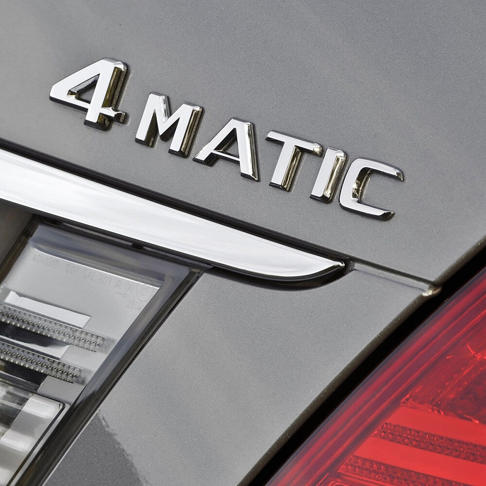Mercedes-Benz Rear Trunk Emblem Badge -  4 Matic