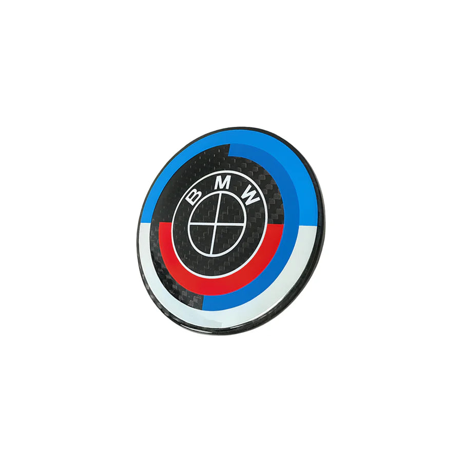 BMW 50TH ANNIVERSARY EMBLEM BADGE - CARBON FIBRE