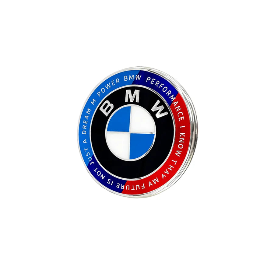 BMW 50TH Anniversary Emblem Badge - Blue & Red