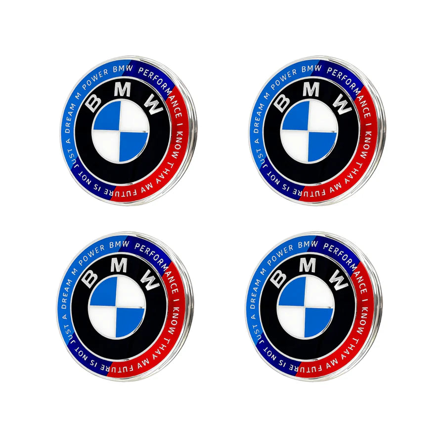 BMW 50TH Anniversary Emblem Badge - Blue & Red