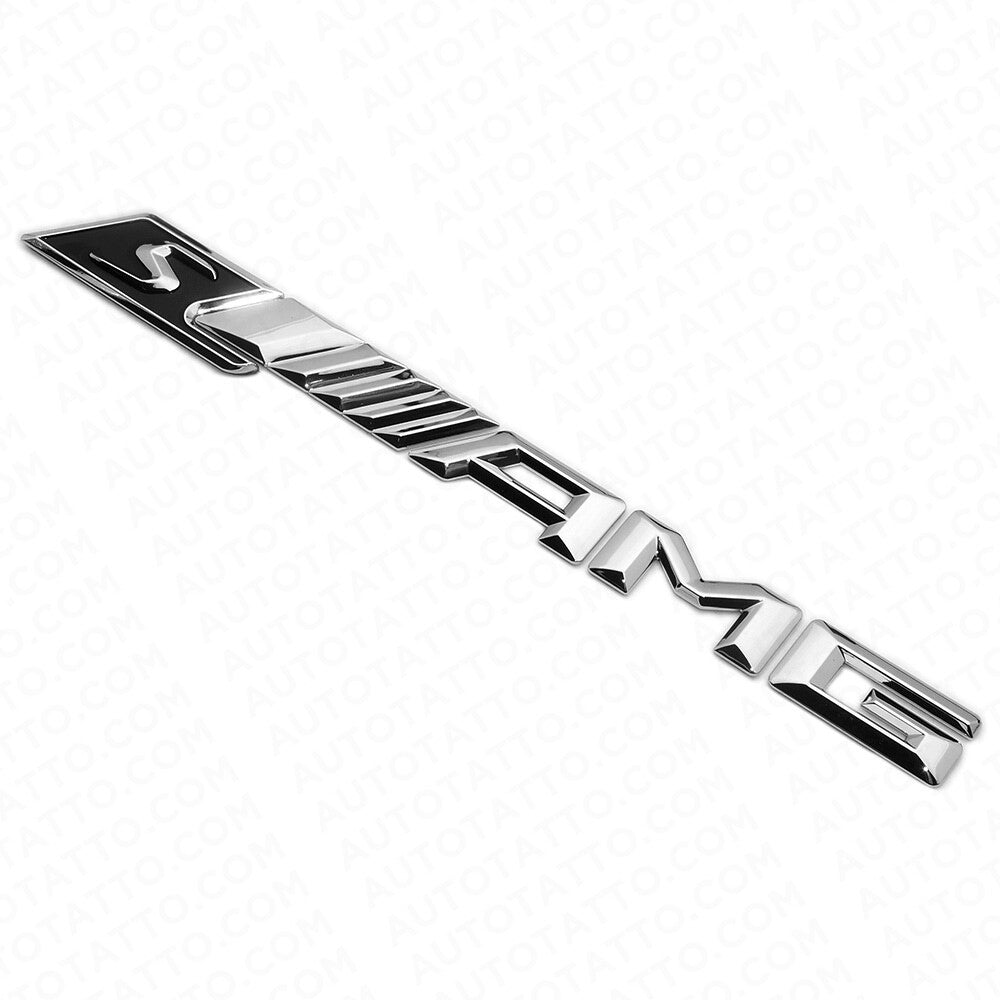 Mercedes-Benz Rear Trunk Emblem Badge - AMG S