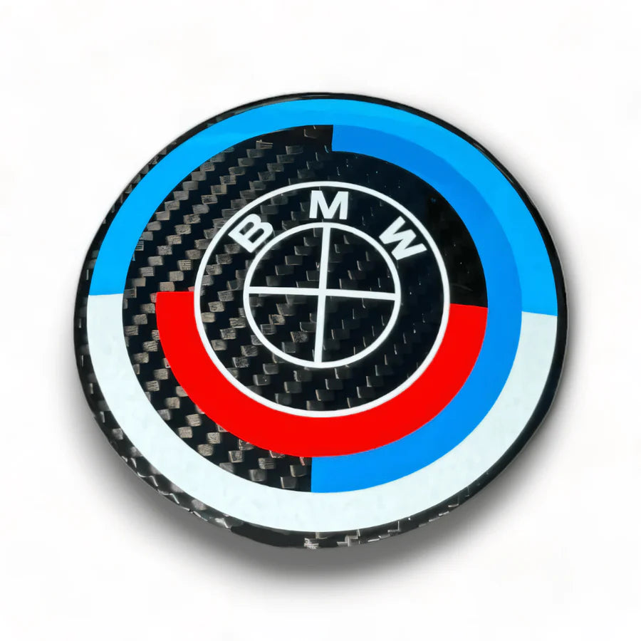 BMW 50TH ANNIVERSARY EMBLEM BADGE - CARBON FIBRE