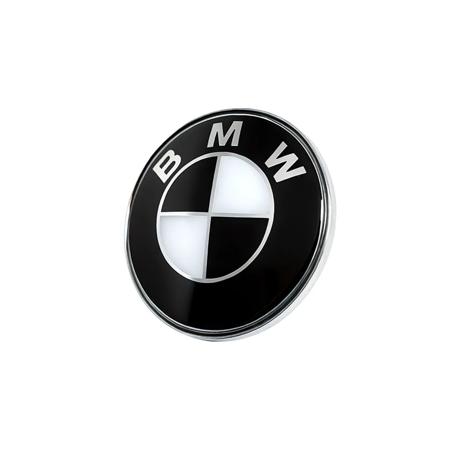 BMW Emblem Badge - Black & White