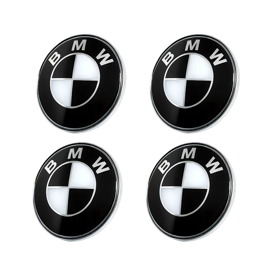 BMW Emblem Badge - Black & White