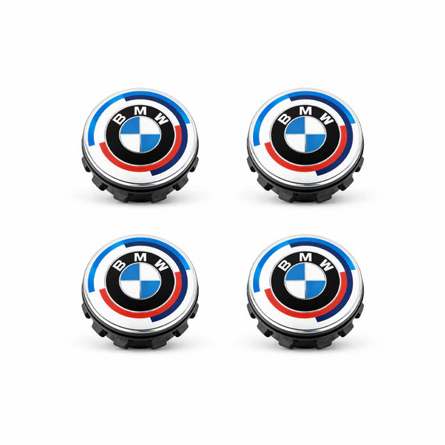 BMW Floating Wheel Centre Cap Set - 50th Anniversary