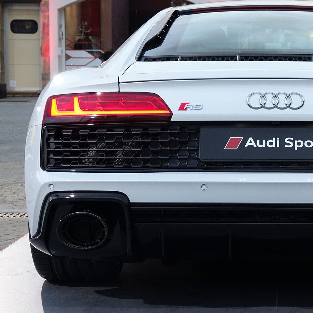 Audi R8 Rear Trunk Emblem Badge - Chrome Silver