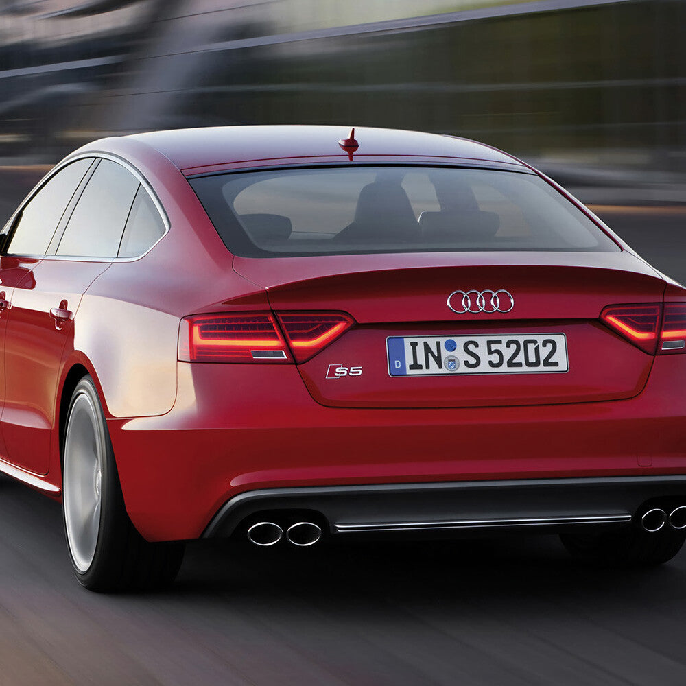 Audi S5 Rear Trunk Emblem Badge - Chrome Silver