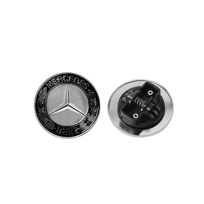 Mercedes-Benz Hood Emblem Badge - Silver (57mm)
