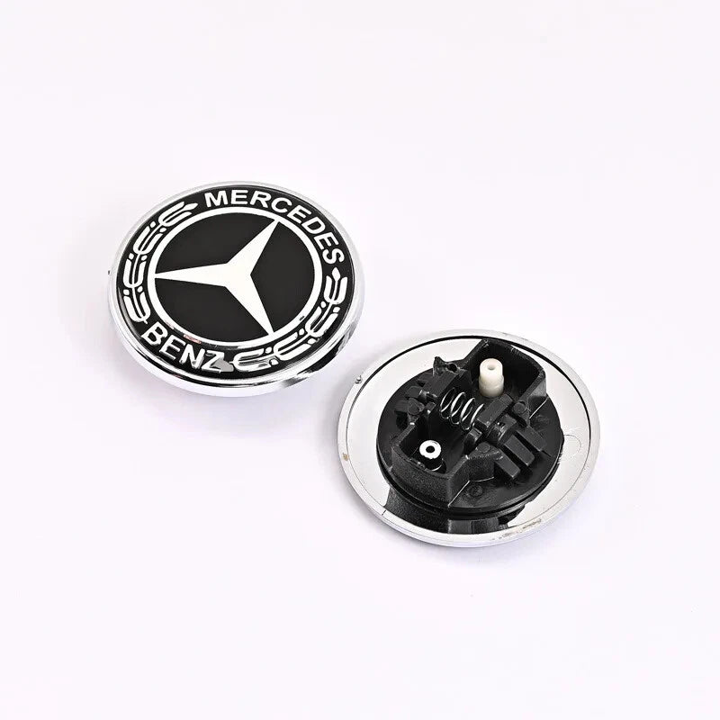 Mercedes-Benz Hood Emblem Badge - Black (57mm)