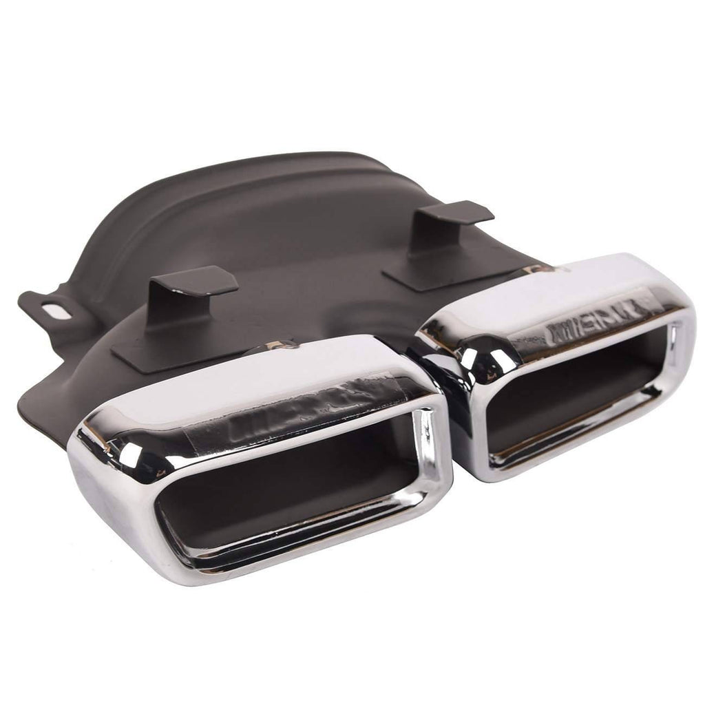 C63 AMG W205 2015–2018 Quad Exhaust Tips · Chrome