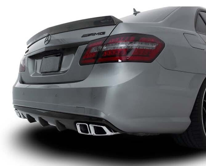 E63 AMG W212 2010–2013 Quad Exhaust Tips · Chrome