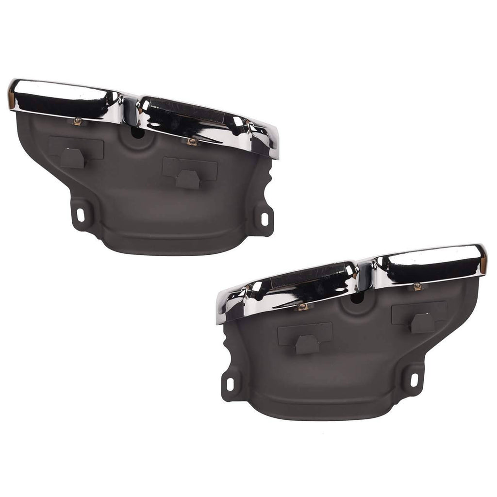 C63 AMG W205 2015–2018 Quad Exhaust Tips · Chrome