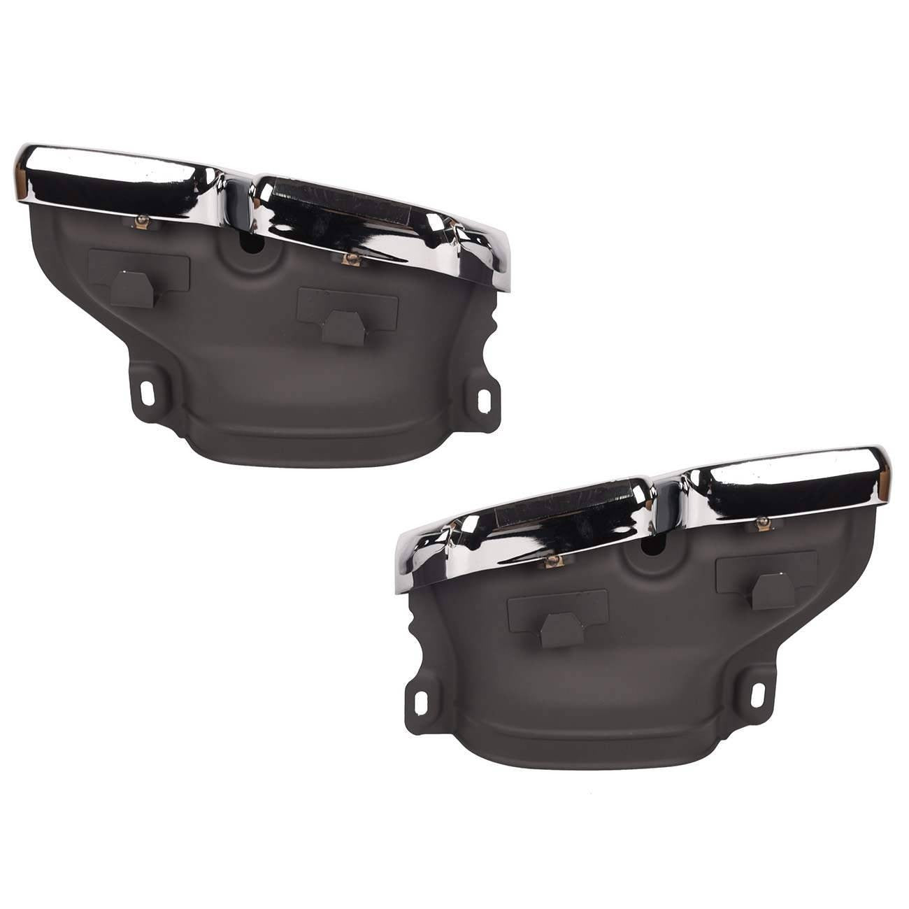 C63 AMG W205 2015–2018 Quad Exhaust Tips · Chrome